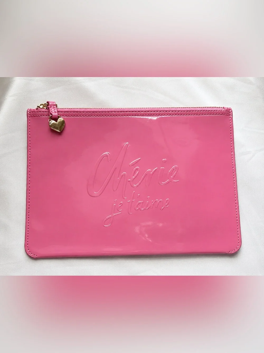 kate spade Pink Patent Cosmetic Pouch